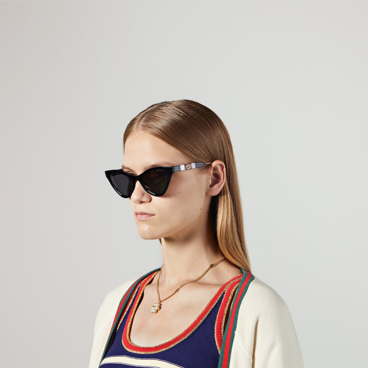 Cat eye acetate sunglasses - Image 3